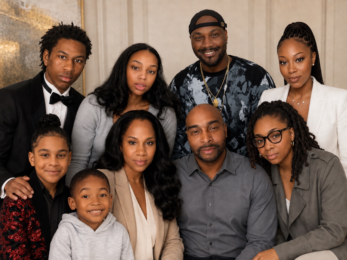 Our beautiful blended family together